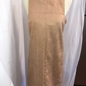 New WAVERLY GREY Camel LARISSA Faux Suede Sz 6